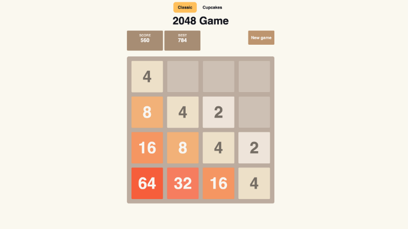 2048 game 