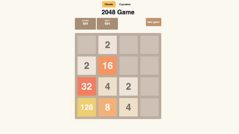 2048 game 