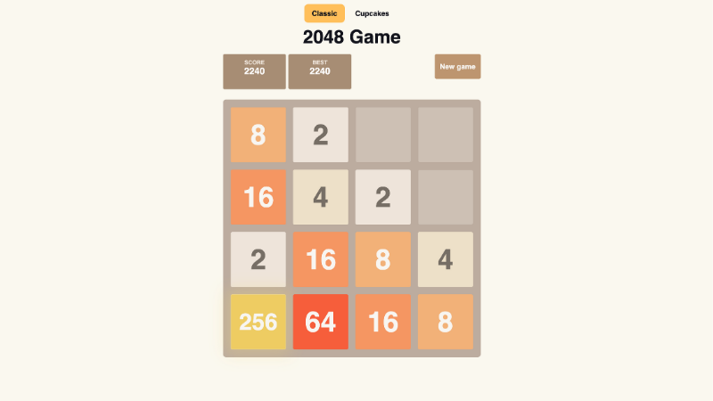 2048 game 