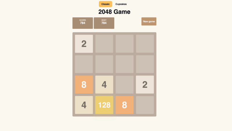 2048 game